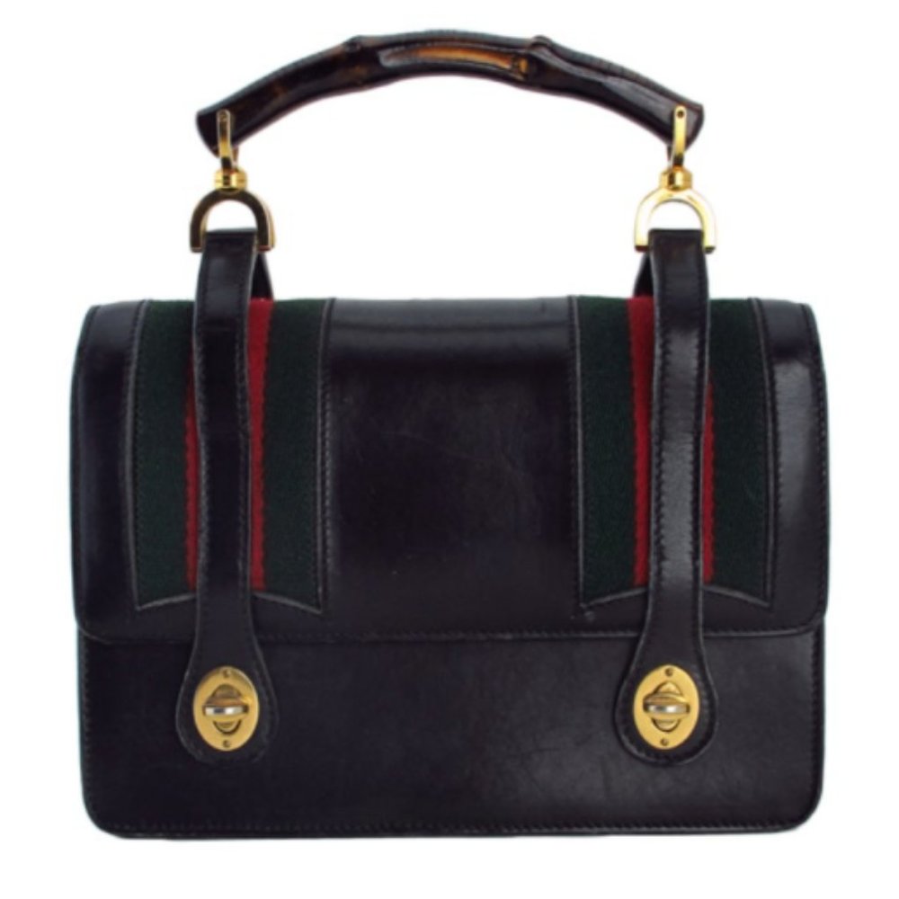 RARE Gucci Bamboo Handle Purse - 1960's